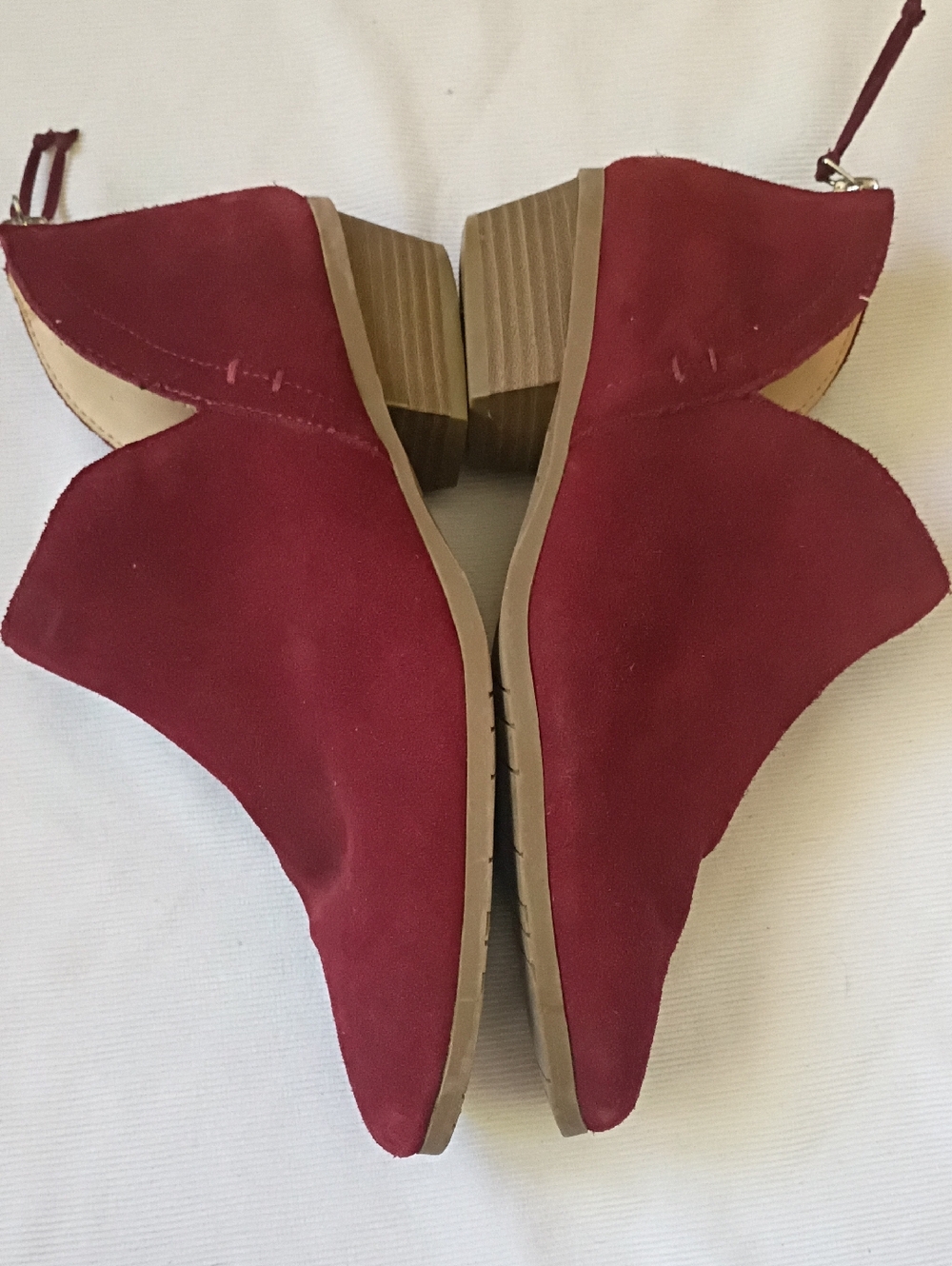 Reaction Kenneth Cole Sideway Red Suede Ankle Boot - Picture 5 of 8
